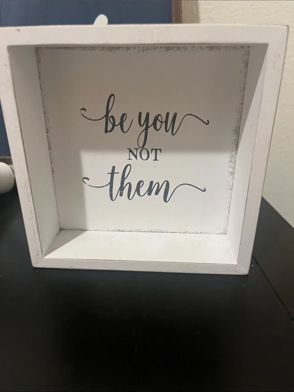 HOBBY LOBBY Decorative Shadow Box Sign